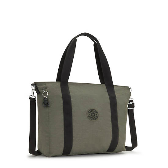 Torby Tote Kipling Asseni Zielone | PL 1753DF